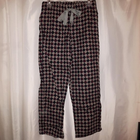 NWOT Plaid Black Gray Red PJ Pants size M - Picture 1 of 5